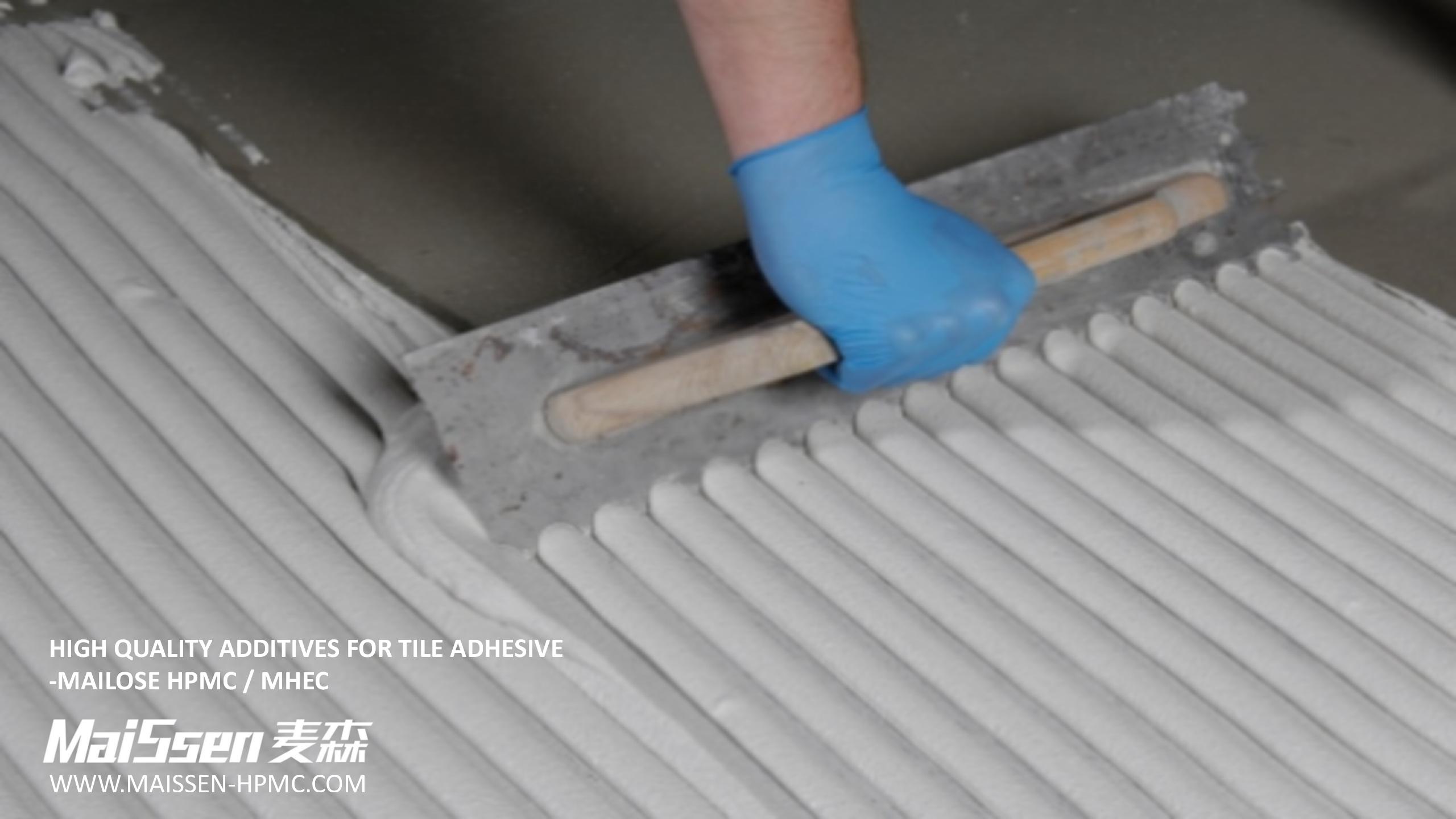Tile adhesive additives-HPMC(hydroxypropyl methyl cellulose)