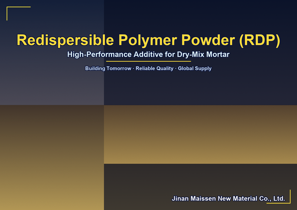 What Is RDP (Redispersible Polymer Powder) and Why Does It Matter in Dry Mix Mortar?